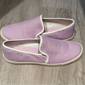 Toms Lavender Slip-On Canvas Shoes
